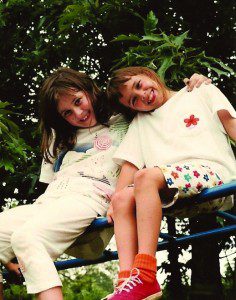 Brittany and Jennifer as kids